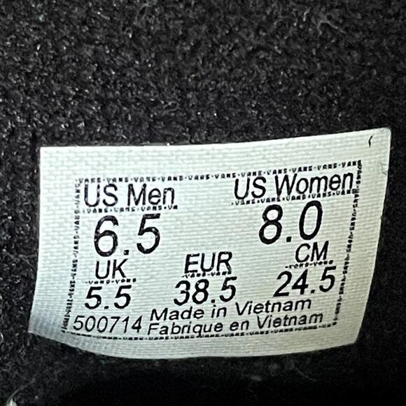 Vans sk8-hi Reissue Metallic Twill Port Royale Women's 8 - Picture 7 of 7